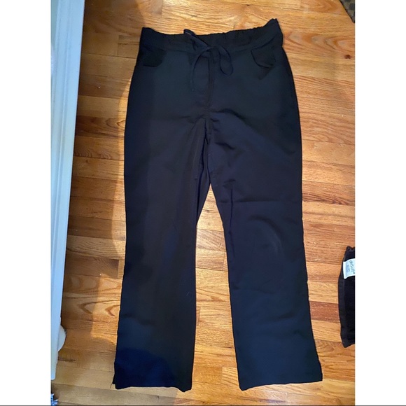Scrubology Black Stretch Scrub Pants 